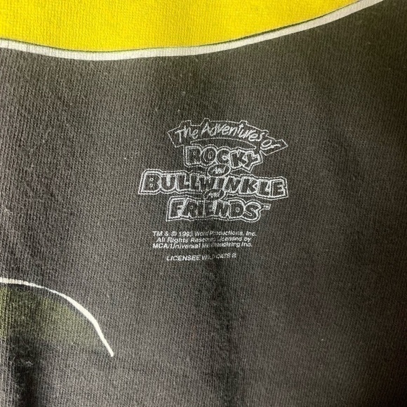 VINTAGE 1993 Rocky and Bullwinkle T- shirt - Picture 4 of 7